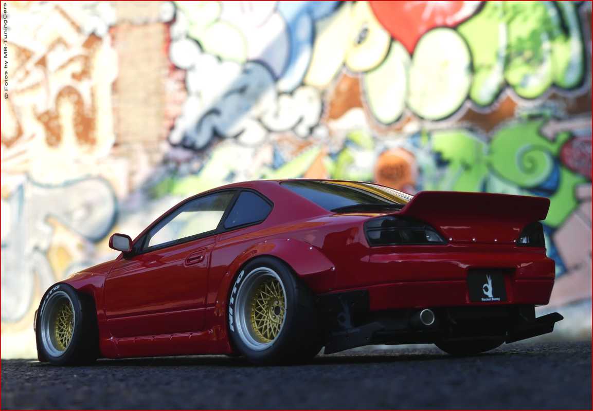1:18 Nissan Silva S15 RocketBunny Breitbau 2014 Clean Optik + OVP